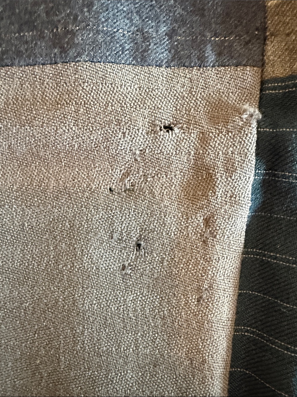 Vintage Patchwork Quilted Top Panel - Picture 10 of 10
